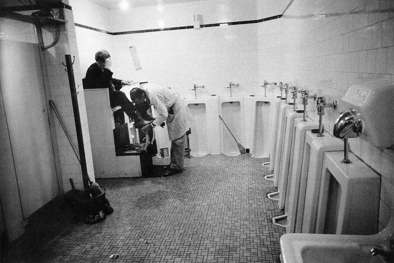 Robert Frank, The Americans, Men's room, railway station