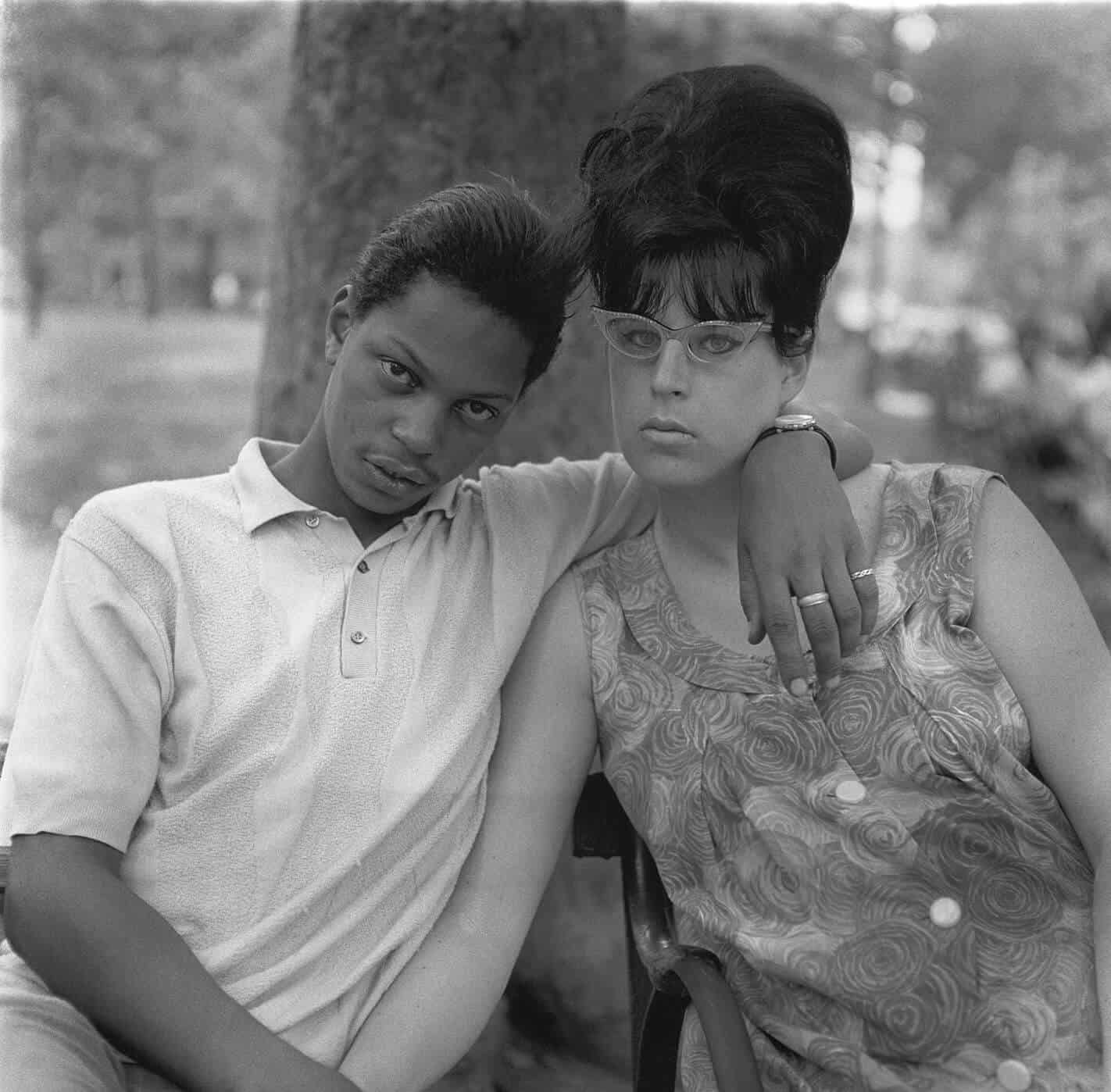 Diane Arubs: An Aperture Monograph, couple on bench