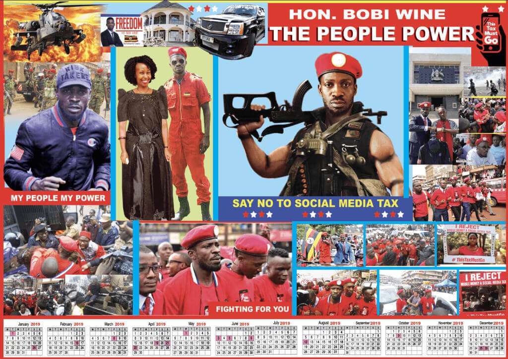 Nasser Road, Political Posters Bobi Wine
